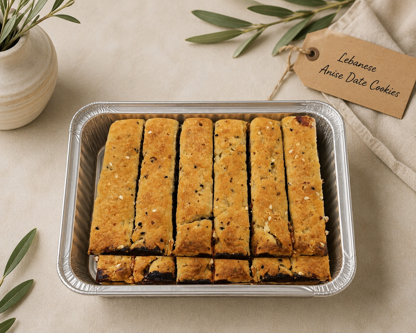Anise Date Cookies